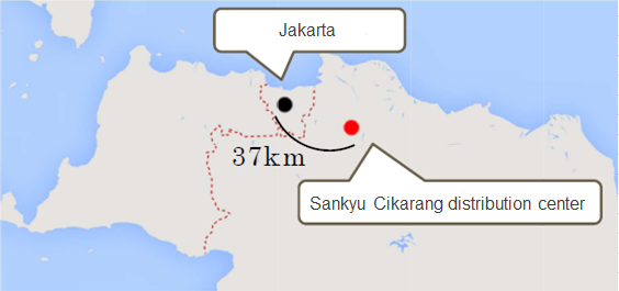 indonesia jakarta sankyu warehouse