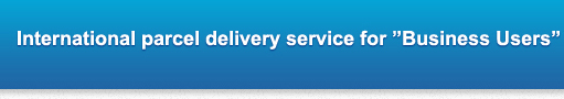 international parcel delivery service for business users